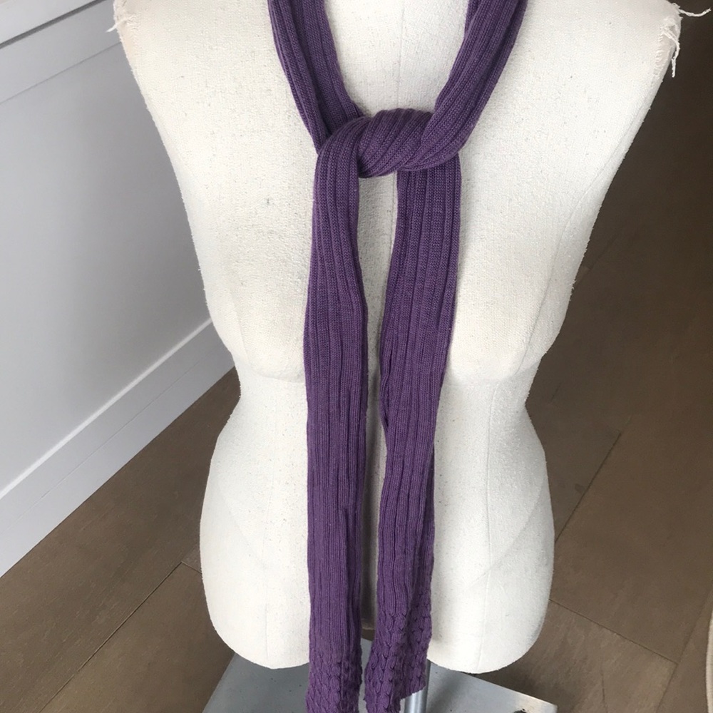 Purple scarf 🧣
